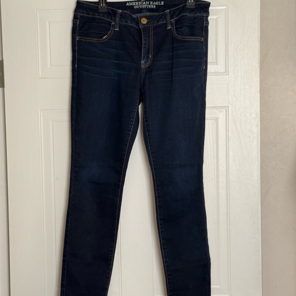 Like new Size 12 | American Eagle Outfitters Women's Dark Blue Jeggings